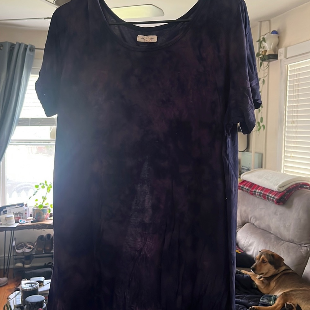 Silence + Noise slit back top